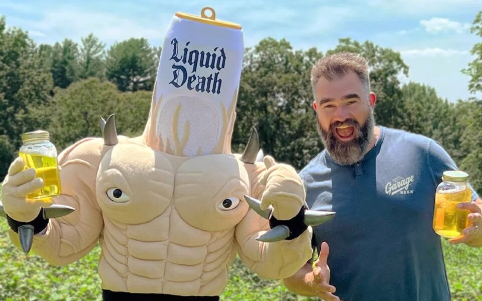 Jason Kelce Fronts Liquid Death AI Data Centre Campaign