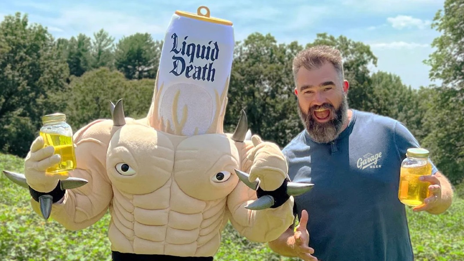 Jason Kelce Fronts Liquid Death AI Data Centre Campaign - AI data centres