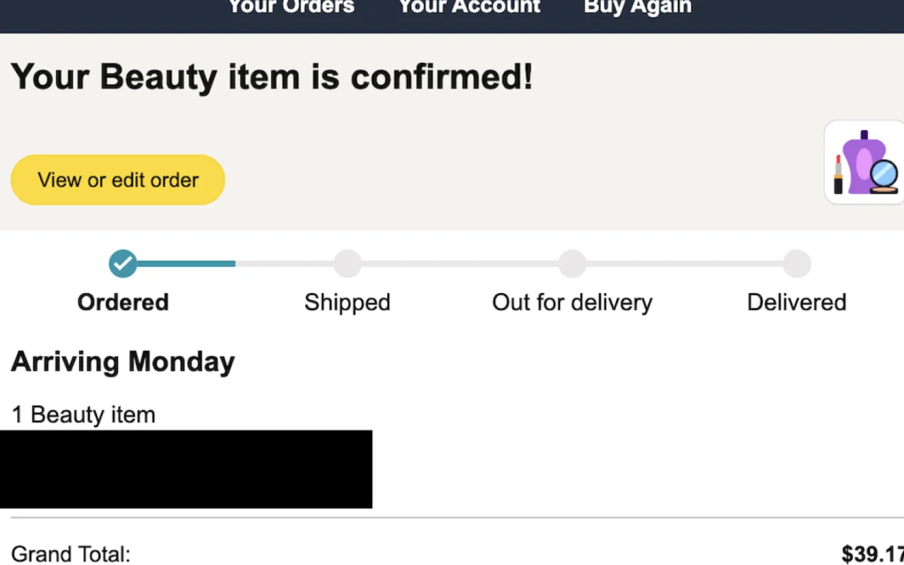 Amazon Order Emails Turn Vague Amid AI Shopping Push