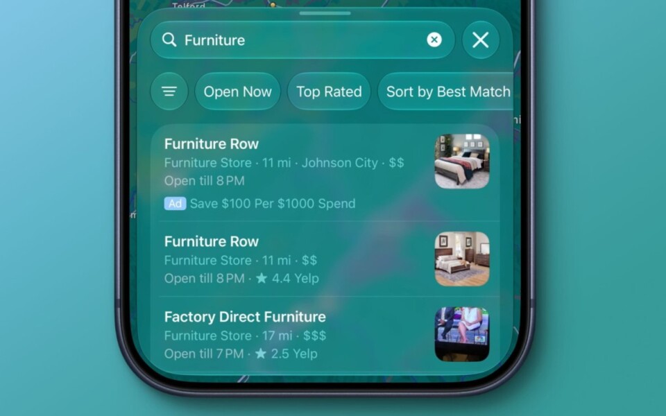 Apple Maps Ads Begin Rolling Out on iPhone