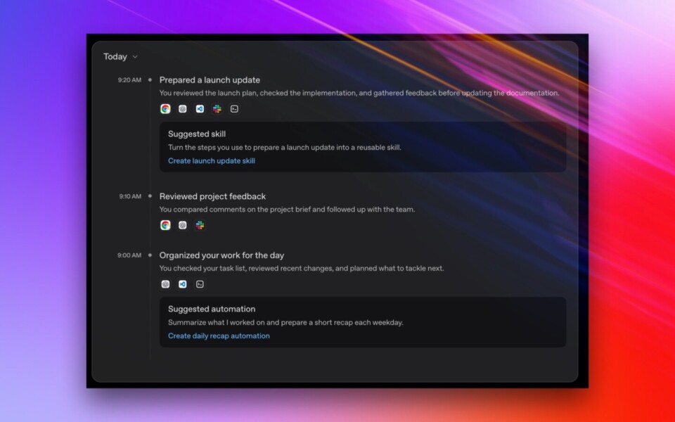 ChatGPT Computer History Feature Arrives on macOS