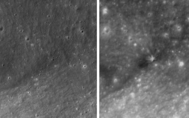Danuri Orbiter Captures First Images of SpaceX Lunar Crater