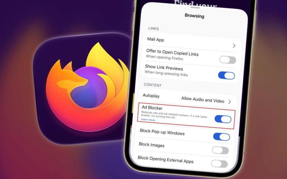 Firefox for iOS Gains Built-in Ad-blocker from Mozilla