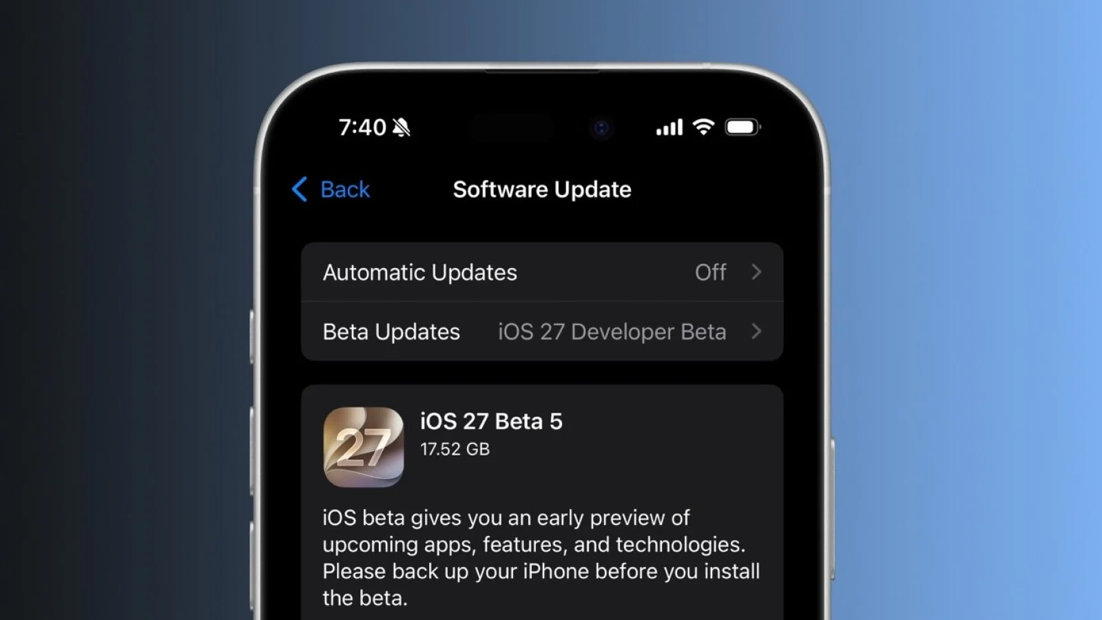 iOS 27 Beta 5: New Search Settings and Redesigned Icons