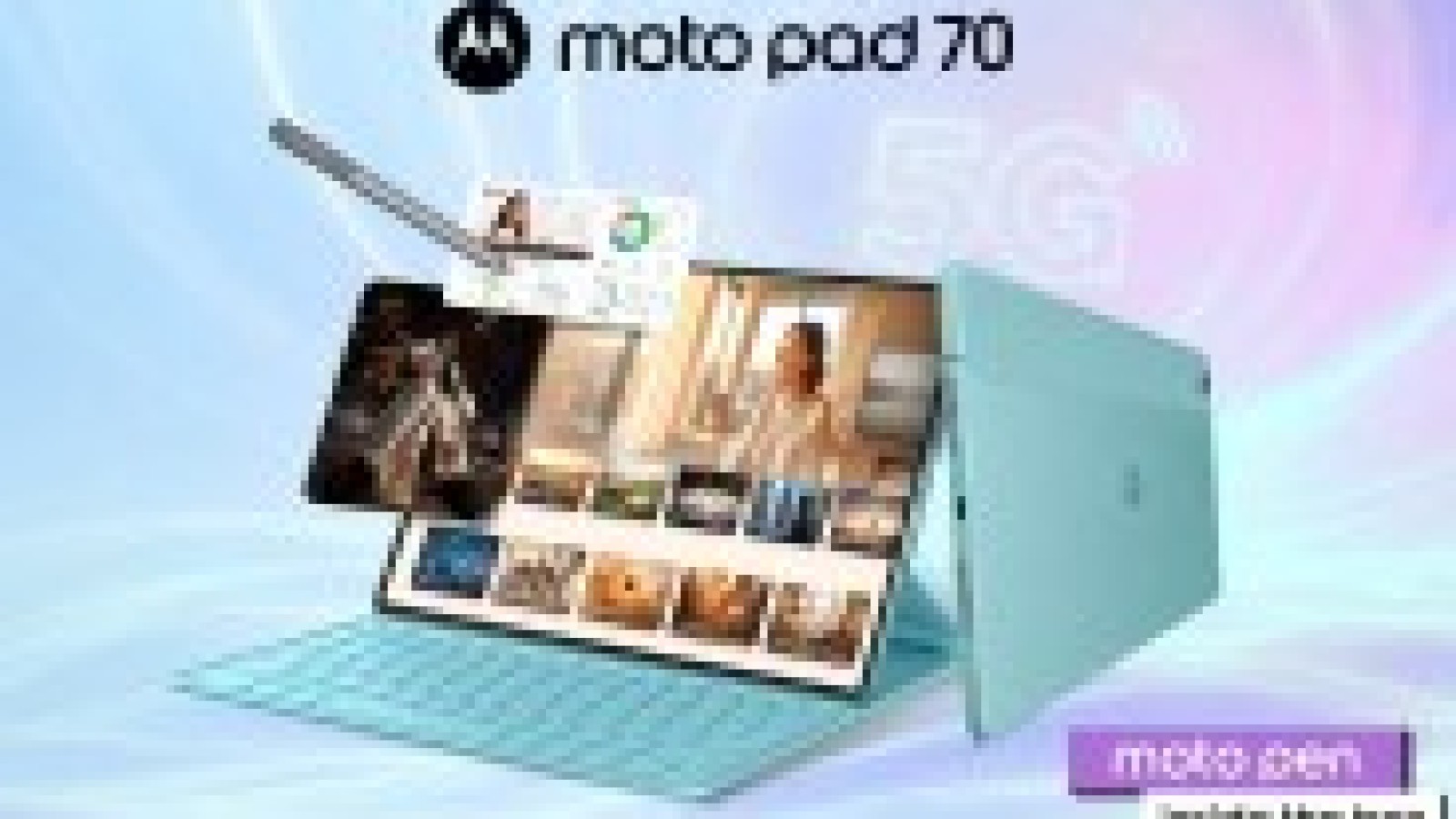 Motorola Moto Pad 70: 12.1in 90Hz Display and 5G