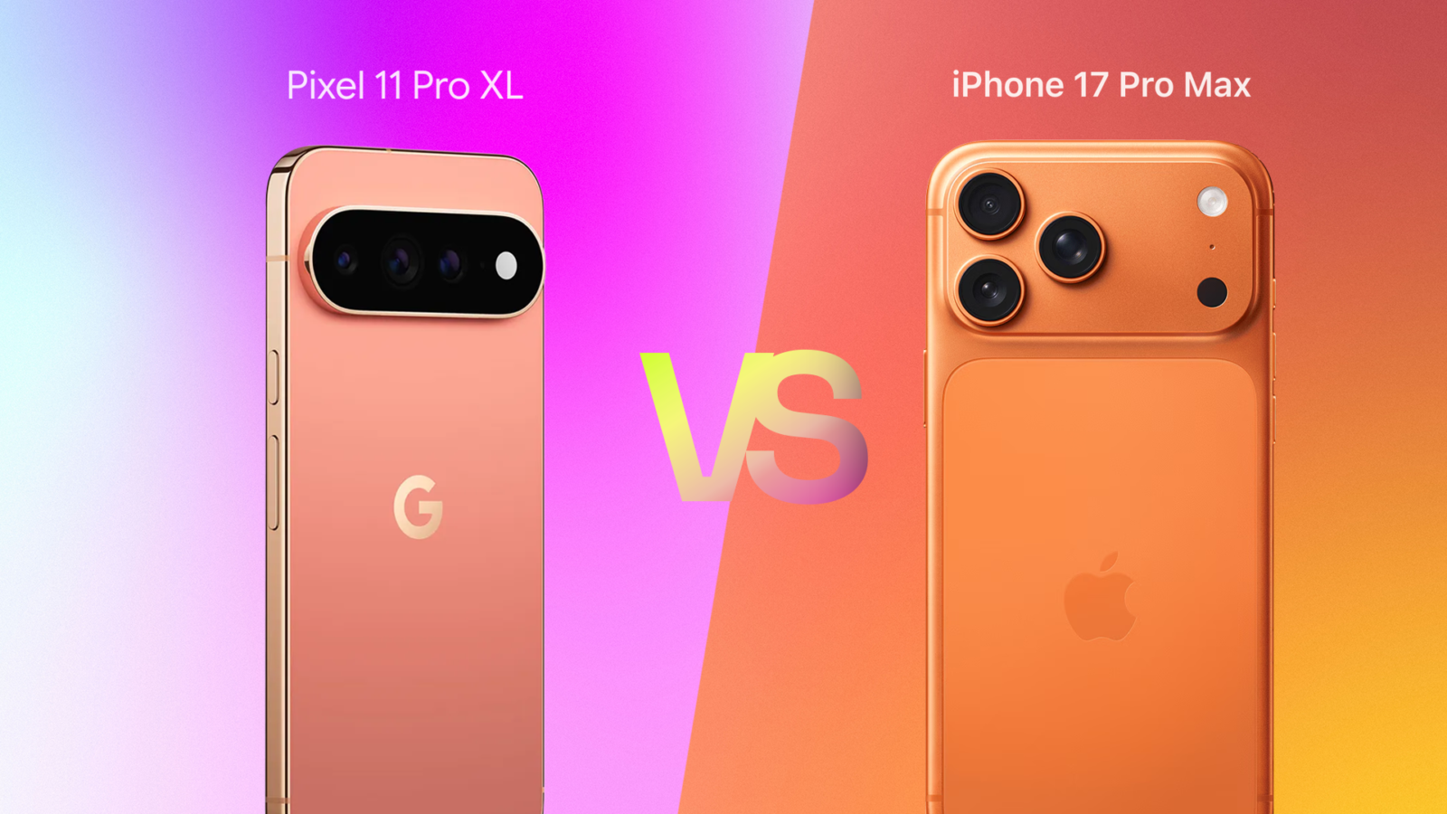 Pixel 11 Pro XL vs iPhone 17 Pro Max: Flagships Compared