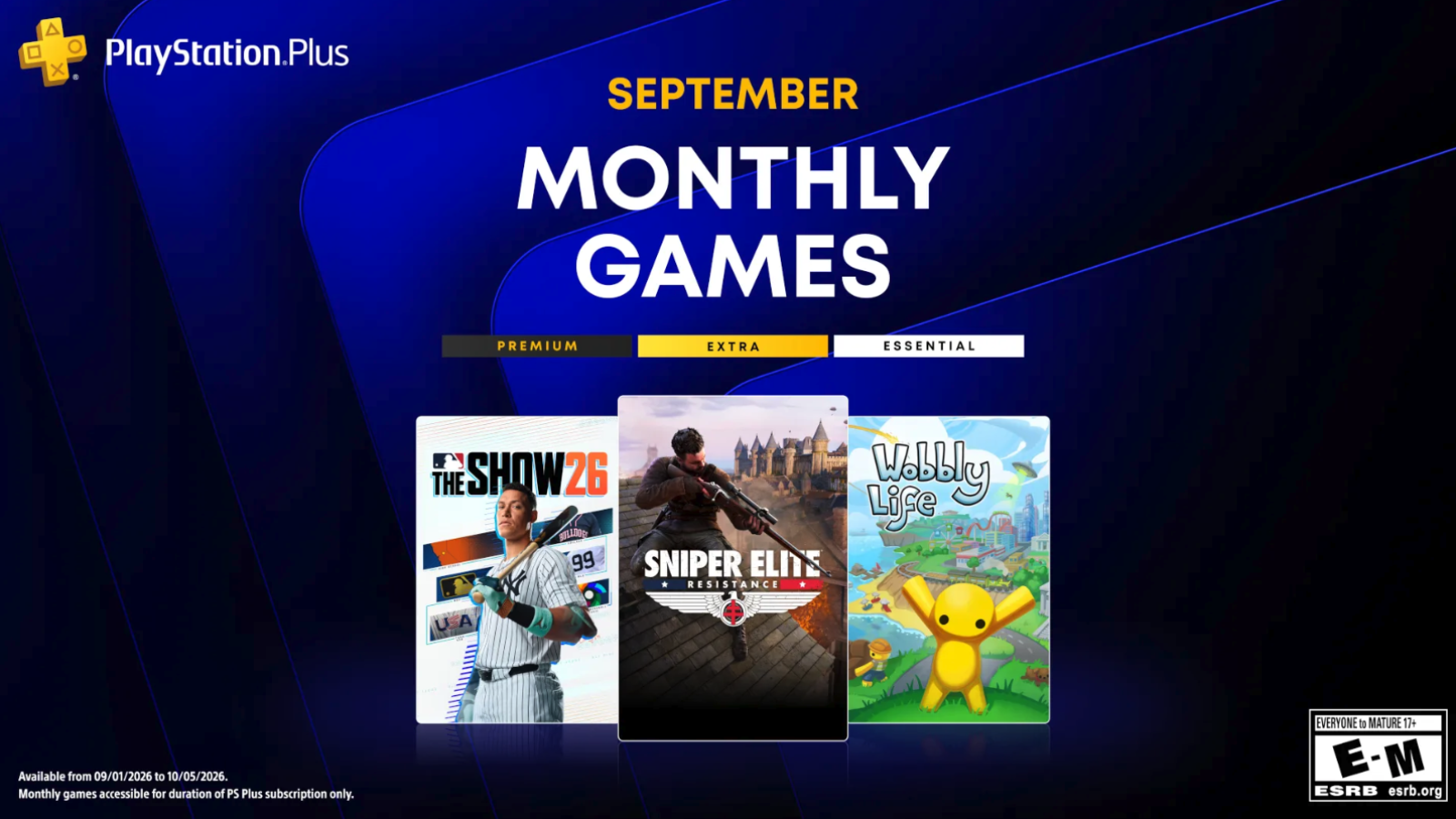 MLB The Show 26 Headlines PlayStation Plus September 2026 Line-up