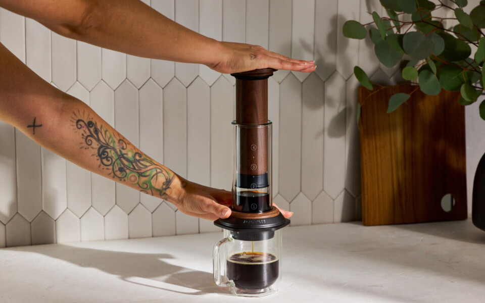 AeroPress Walnut Collection: First Wooden Coffee Press