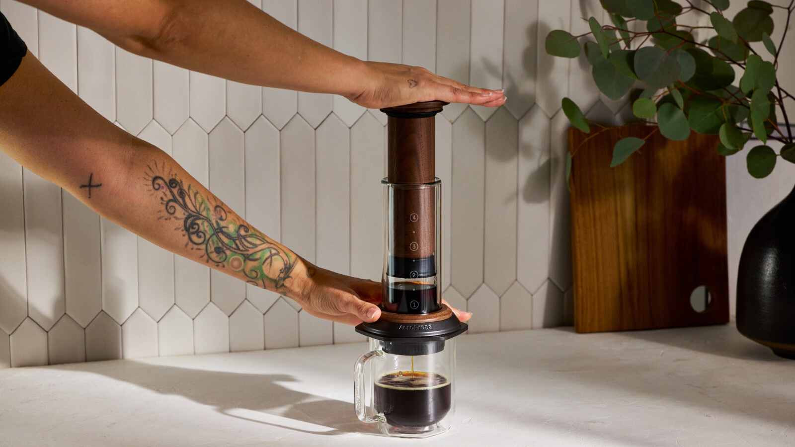AeroPress Walnut Collection: First Wooden Coffee Press