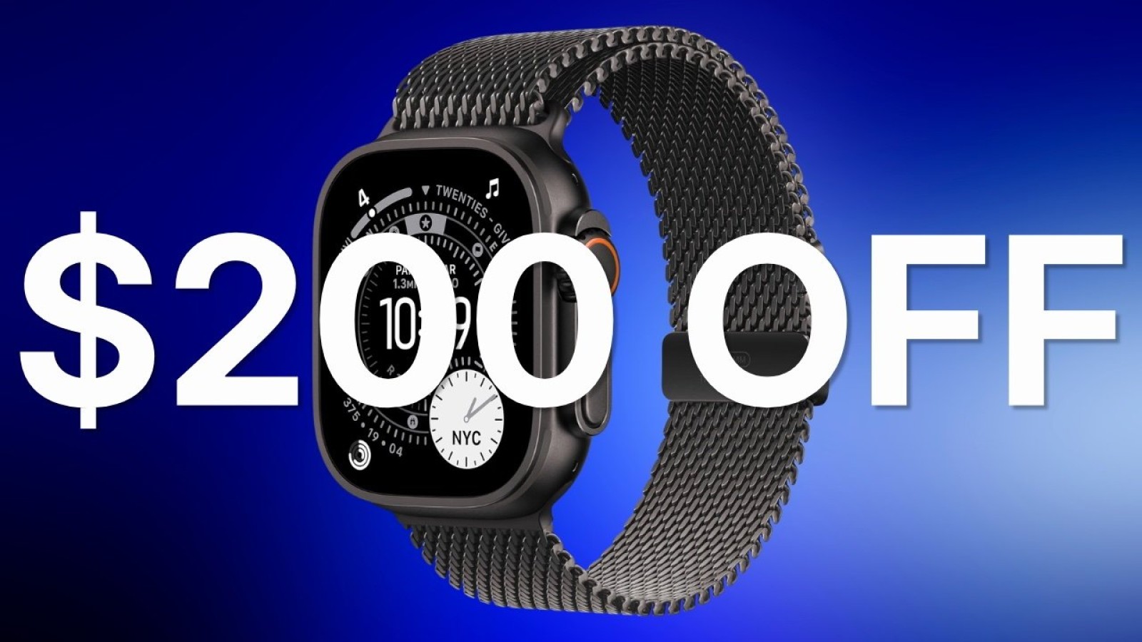 Apple Watch Ultra 3 Drops £150 with Milanese Loop