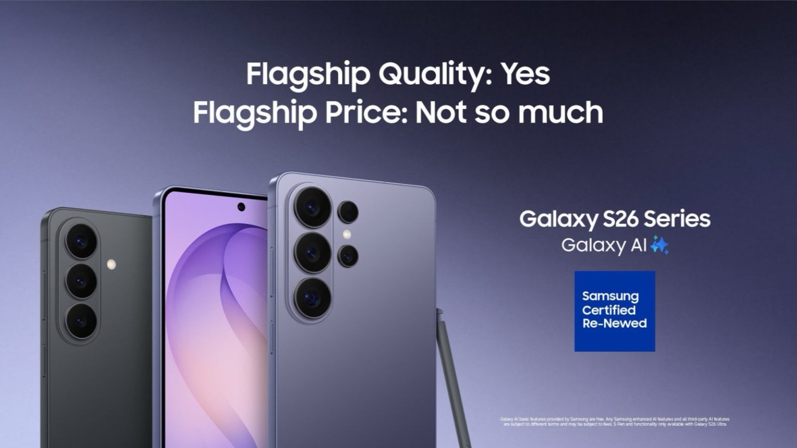 Galaxy S26 Ultra Joins Samsung Certified Re-Newed Store