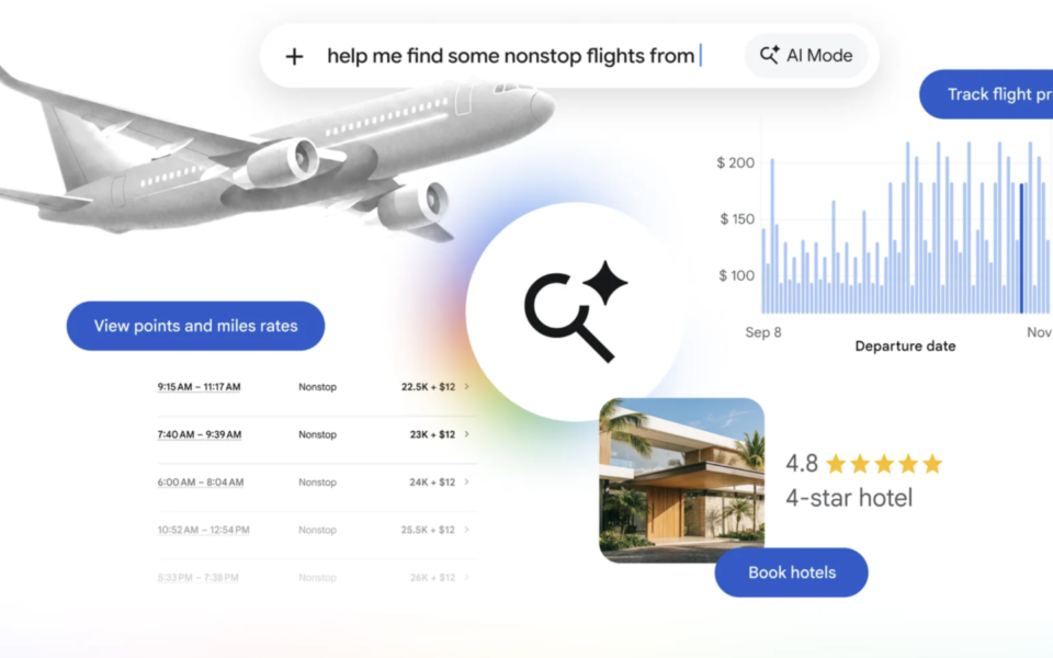Google Adds 3 New Travel Booking Tools to AI Mode in Search