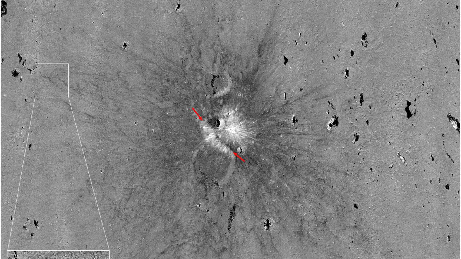 NASA Finds Huge New Moon Crater by Accident