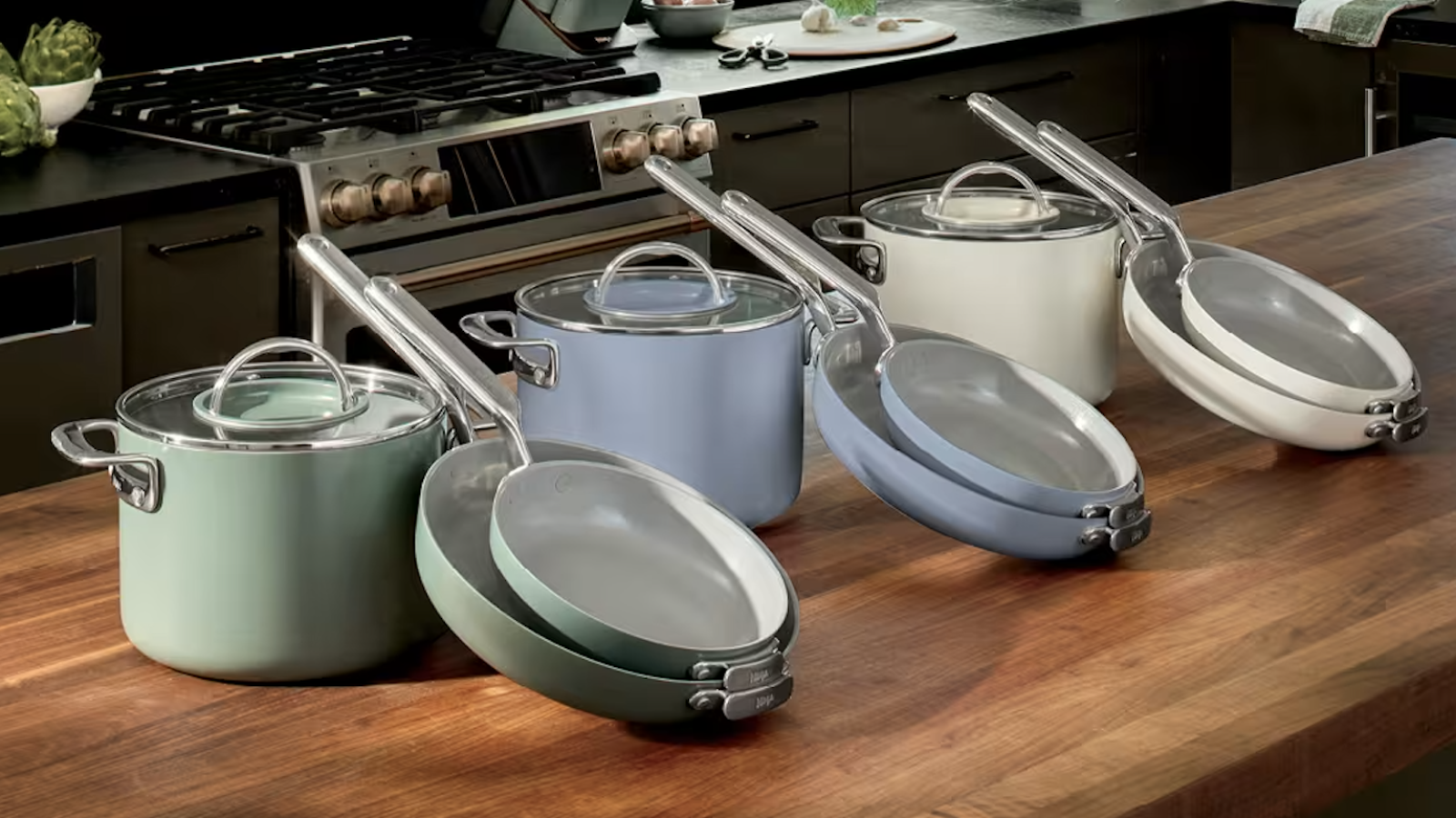 Ninja NeverQuit Ceramic Cookware Undercuts Caraway - Ninja NeverQuit cookware