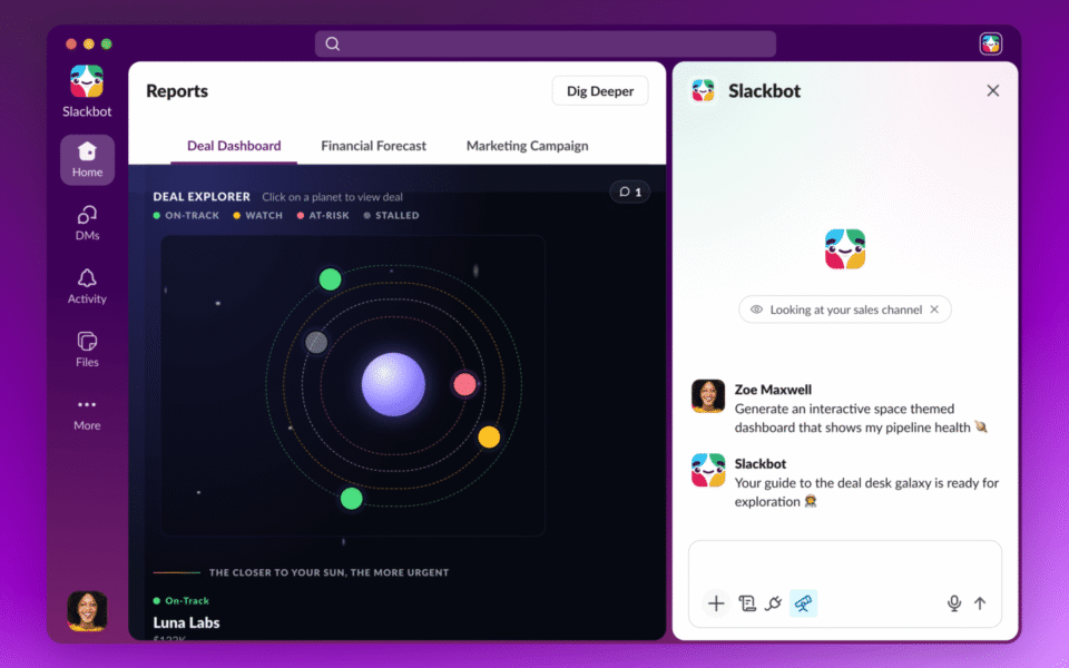 Slack Adds AI Tool to Build Interactive Reports in Chats